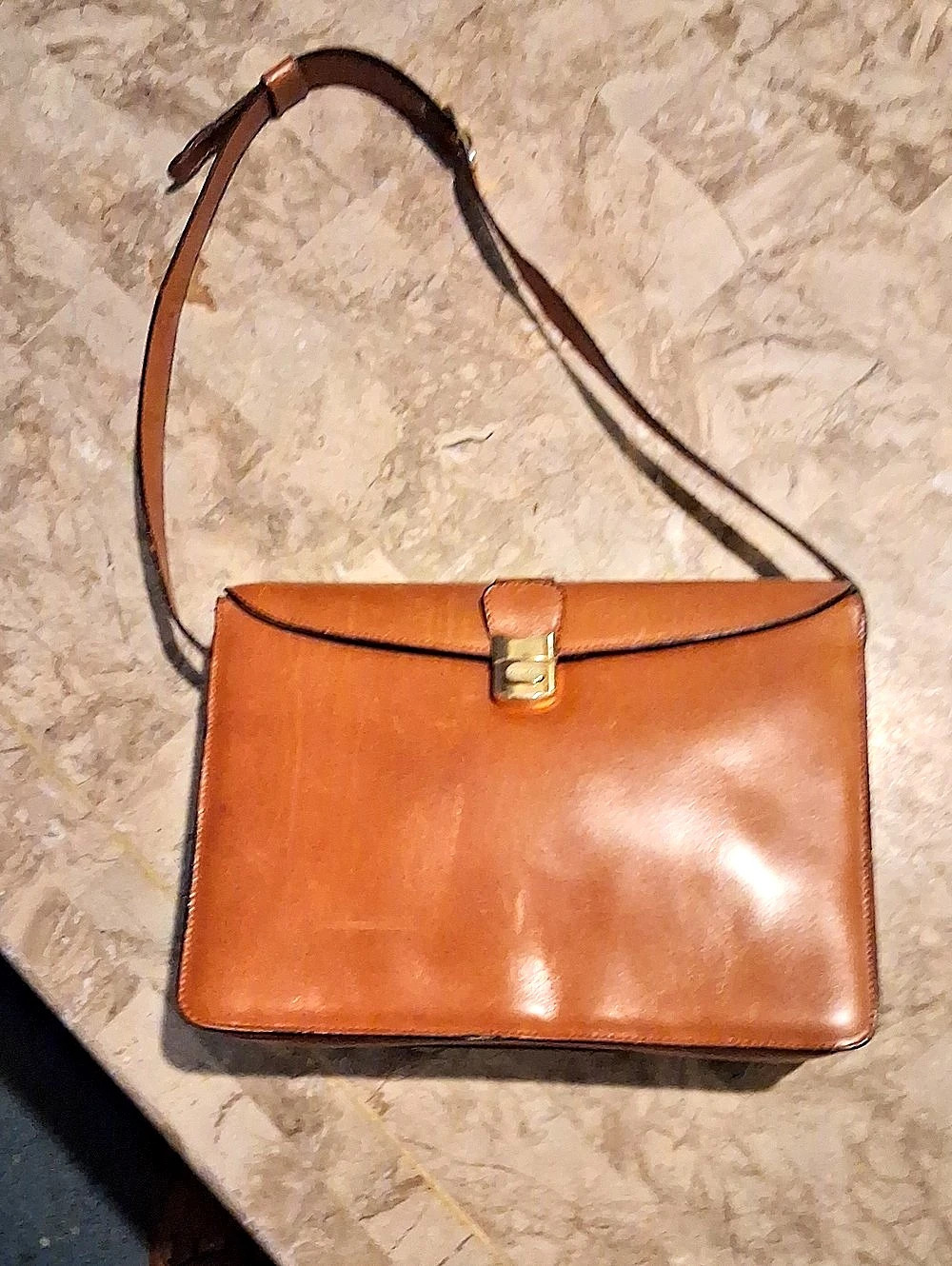 Salvatore Ferragamo Brown Shoulder Bag